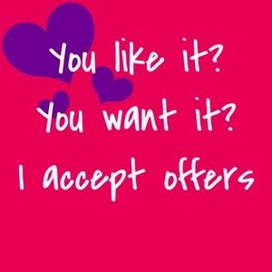 Accepting all reasonable offers!!😘